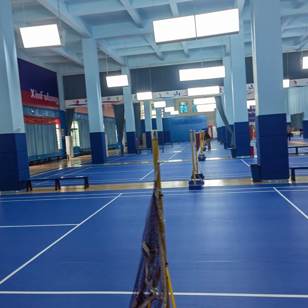 Badminton Logo - حصيرة محكمة كرة الريشة البلاستيكية الاحترافية