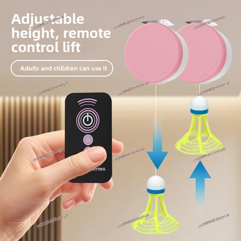 Badminton Rebound Trainer - جهاز تدريب الريشة الطائرة الداخلي للأطفال،