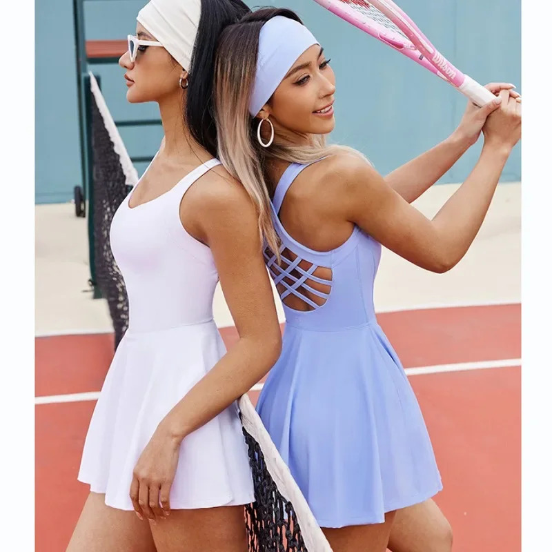 Badminton Queen - 2026 فستان التنس النسائي قطعة واحدة