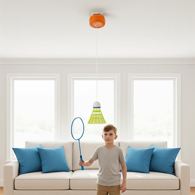 Badminton Rebound Trainer - جهاز تدريب الريشة الطائرة الأوتوماتيكي القابل