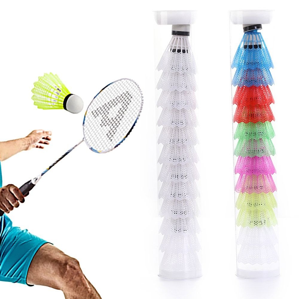 Badminton Nylon Shuttlecock - كرة فوم متعددة الألوان مقاومة للرياح