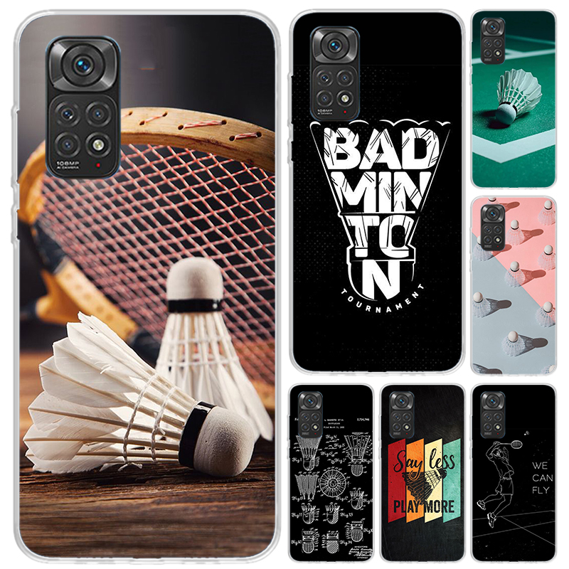 Badminton Logo - غطاء هاتف رياضي للريشة الطائرة لهواتف