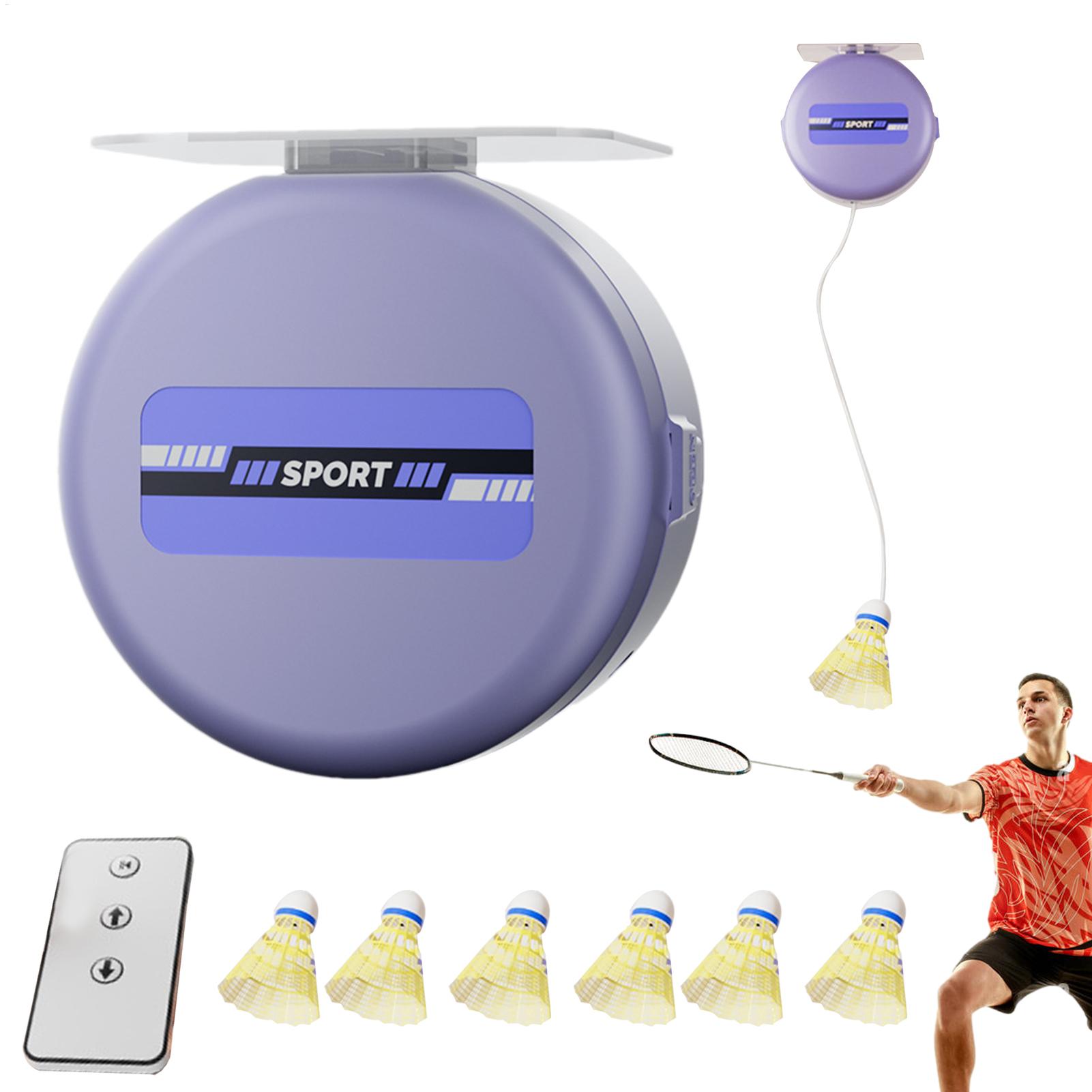 Badminton Rebound Trainer - مدرب كرة الريشة المحمول، ممارسة كرة
