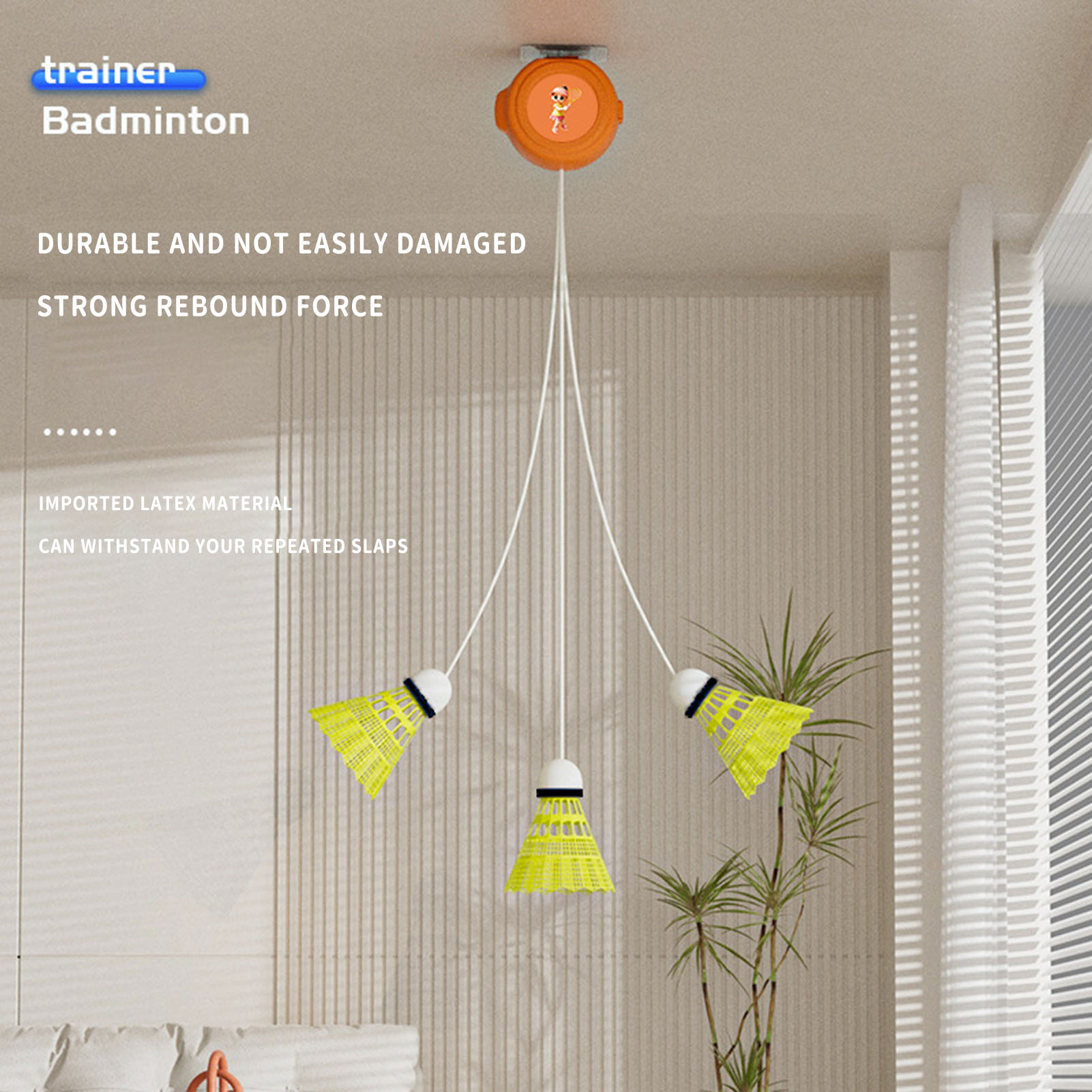 جهاز تدريب الريشة الطائرة الأو - مراجعة Badminton Rebound Trainer وسعره