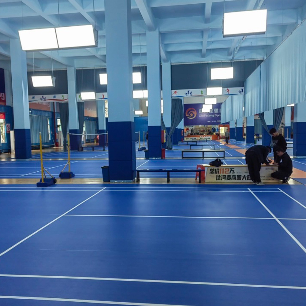 حصيرة محكمة كرة الريشة البلاست - مراجعة Badminton Logo وسعره