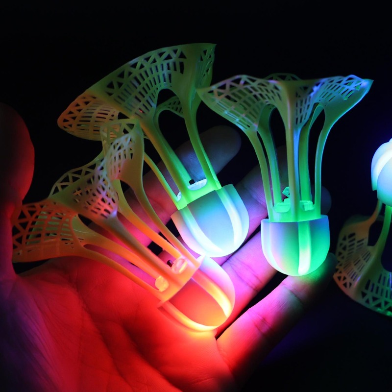 ريشة تنس الريشة المضيئة المقاو - مراجعة Badminton Nylon Shuttlecock وسعره