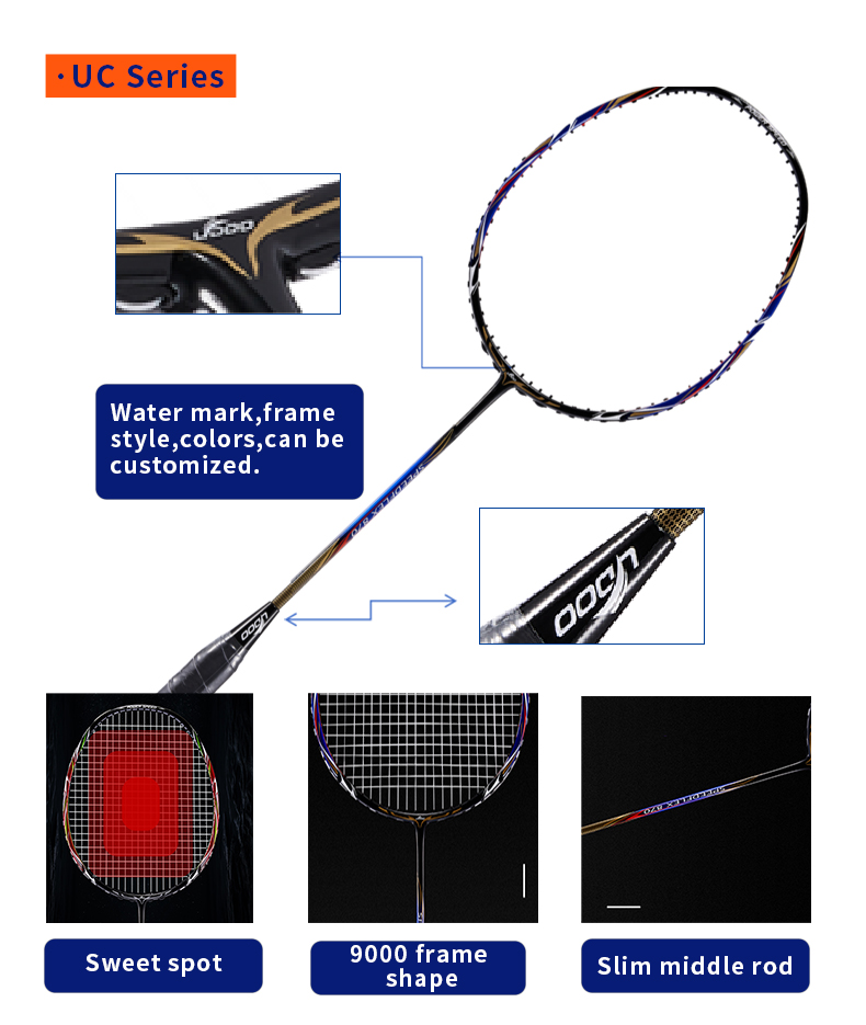 مضرب تنس الريشة UC670 3U مصنوع - مراجعة Badminton Junior وسعره