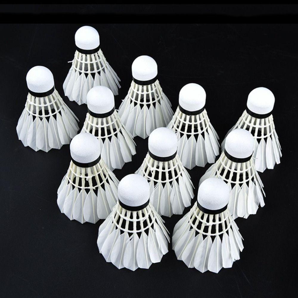 3/6/12 قطعة المهنية الريشة الر - مراجعة Badminton Nylon Shuttlecock وسعره
