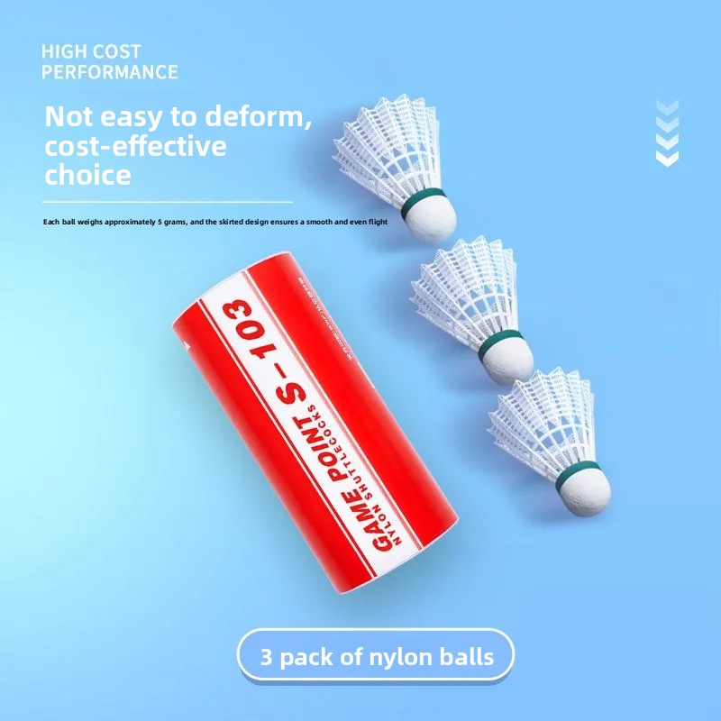 1 أنبوب يحتوي على 3 قطع من كرا - مراجعة Badminton Nylon Shuttlecock وسعره