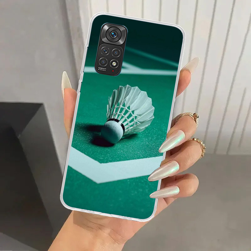 غطاء هاتف رياضي للريشة الطائرة - مراجعة Badminton Logo وسعره