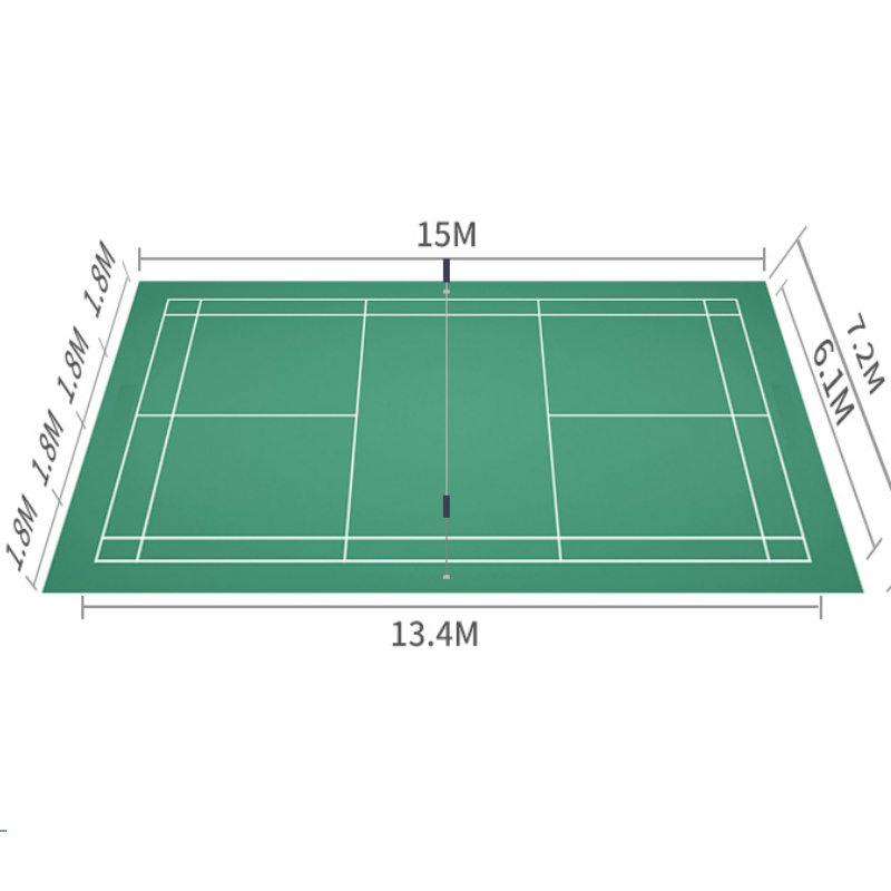 حصيرة أرضية كرة الريشة البلاست - مراجعة Badminton Logo وسعره