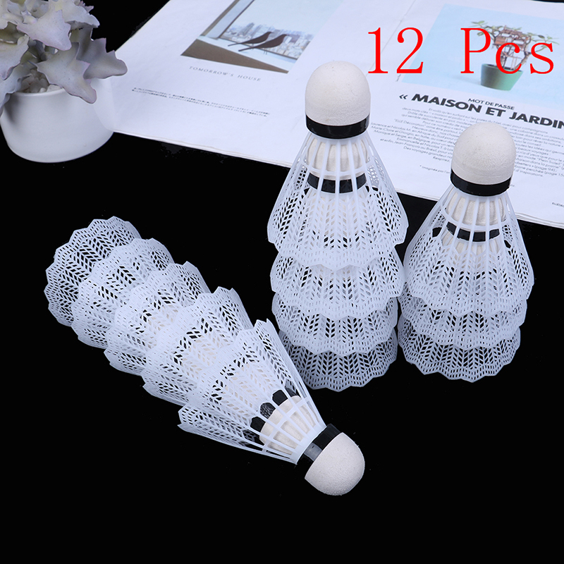 12 قطعة من كرات الريشة الطائرة - مراجعة Badminton Nylon Shuttlecock وسعره